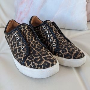 Asher Laceless Sneakers Leopard